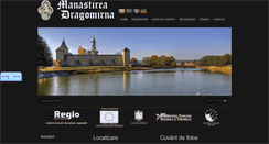 Desktop Screenshot of manastireadragomirna.ro